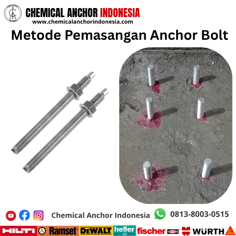metode pemasangan anchor bolt