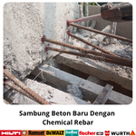 Sambung Beton Baru Dengan Chemical Rebar